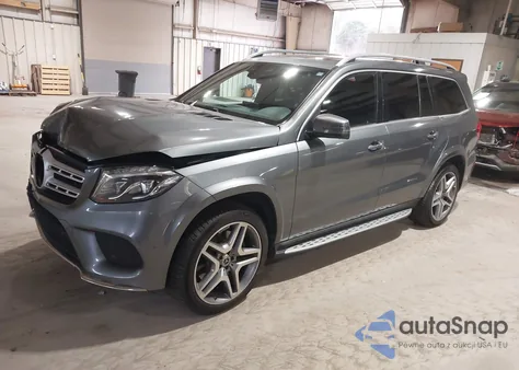 2017 Mercedes-Benz Gls 550 4Matic из США, поврежденный, VIN 4JGDF7DE0HA919237